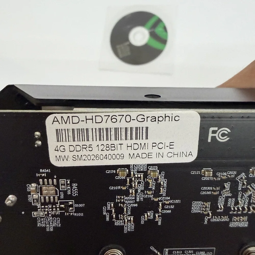 AMD Radeon HD 7570 Black 4GB GDDR5 Graphics Card HDMI DVI-D VGA PCIe 2.1 X16 GPU